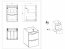 Abura-Craft 823 Waschbeckenunterschrank
