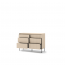 TREND TS-06 Chest of drawers with LED lighting,Beige sand/black