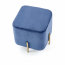 V-CH-COR Pouf (dark blue/gold)