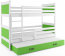Riko III 190x90 Bunk bed with three mattresses White