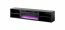POLO 180 EF RTV black + kamin black ТВ тумба