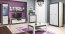 GrayGR 7 Glass-fronted cabinet 2-doors