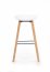 H-86 Bar stool White/grey