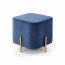 V-CH-COR Pouf (dark blue/gold)