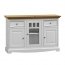 Belluno Elegante PL001B/D 3D Chest of drawers White/Oak Belluno