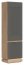 MILTON-ML 07 L/R Cabinet with shelves,Cremona torro oak/grey matt