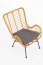 IKARO l. armchair natural/gray