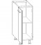 TIFANY T14/D30 L/P Base cabinet