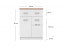 Top-Mix KOM 2D1S/60 Chest of drawers