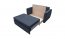 Bela 2 Dīvāns-gulta (Zils audums MILO 13+MILO 14)