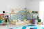 House- 1 Кровать детская с матрасом 160x80 сосна